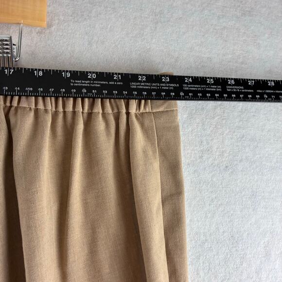 Catherines Refined Beige Pull-On Pants Size 3X Straight Leg Flat Front NWT READ - Picture 6 of 14